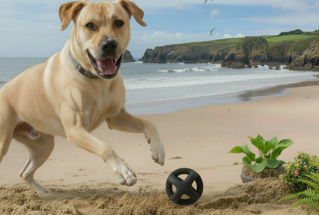 Balle ultra-résistante pour chiens