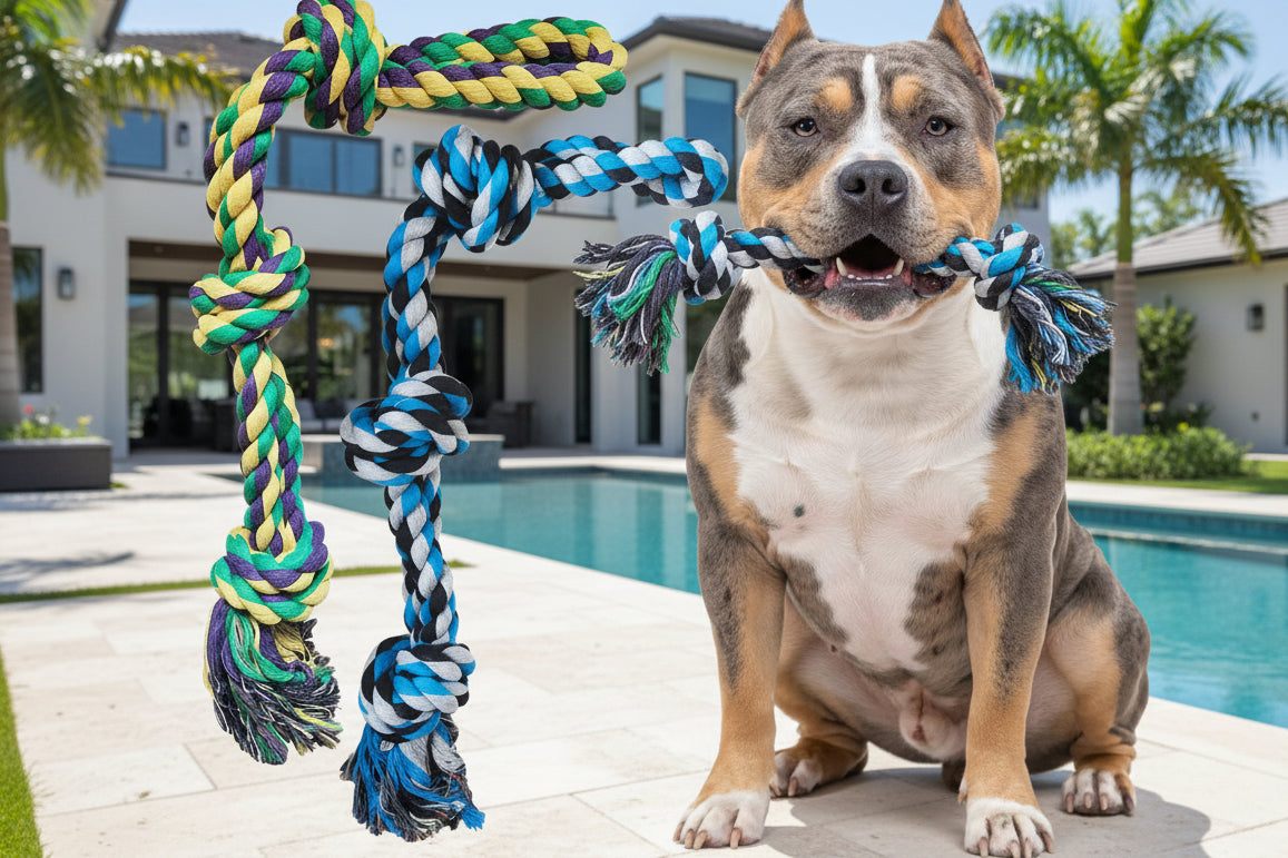 Lot de 2 Cordes à Mâcher en texture indestructible